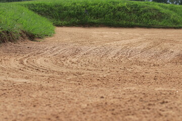 Quiet Moment at the Golf Course Sand Trap