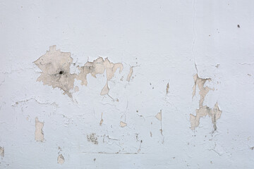 Peeling Paint on White Wall Texture