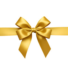 Fototapeta premium Golden Bow and Ribbon