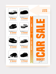 bike template sale flyer and car post black friday print ready template design
