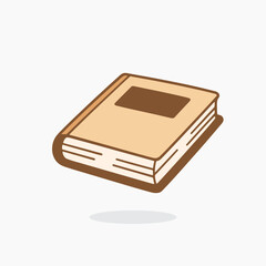 Simple vector graphic of an open book.