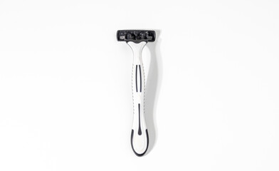 Used Shaver Placed on Clean White Background