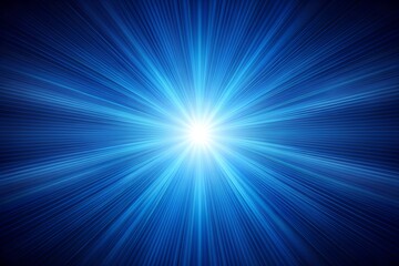 Abstract Blue Radial Lines Background
