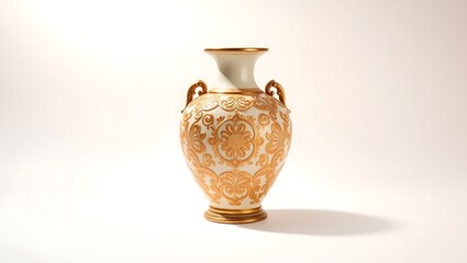 antique vase on a white background