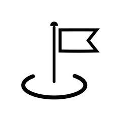 Map pin icon. Location pin on map. GPS point. Vector	