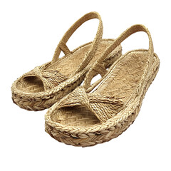 Obraz premium Bohemian Espadrille Sandals with Intricately Woven Design for Fashionistas