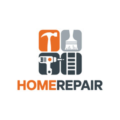 Unique house construction logo Modern and minimalist vector and abstract logo