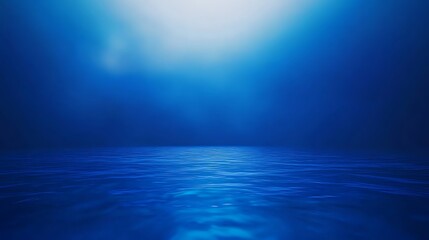 Obraz premium Abstract Water Surface with Deep Blue Tones and Subtle Wave Reflections
