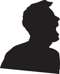 silhouette of a man