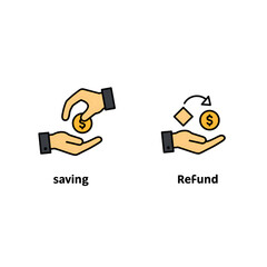 Illustration of Paying and Receiving Money
