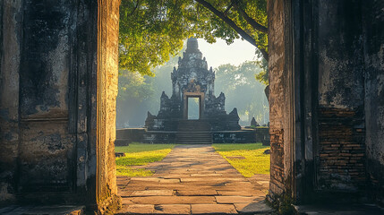 Ancient temple ruins thailand travel destination architecture landmark tourism southeast asia historical site tour