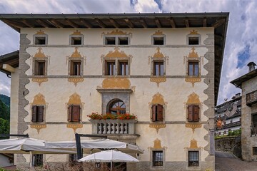 old house in the mountains, Sauris, Friaul-Julisch-Venetien, Italien, Europa, 12.Juli 2025