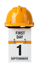 First Day of September Illustration Construction