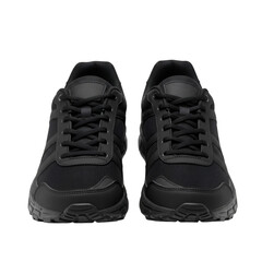Sports Shoe - All Black Design - Isolated Photo