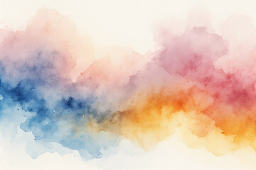 Vibrant Abstract Watercolor Gradient Background.