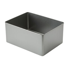 Realistic Photo of an Empty Metallic Baking Pan