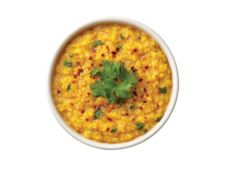  healthy dal khichadi or khichdi isolated on transparent background png