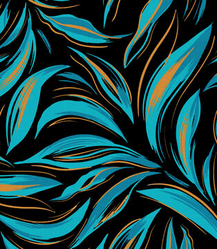 Pattern seamless print fashion textile design tropical floral flower stripe geometric abstract
