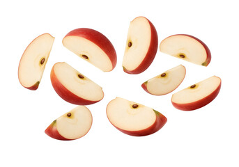 Photo of Sliced Apples with Isolated Background