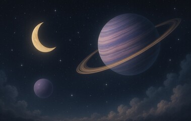 planet in space