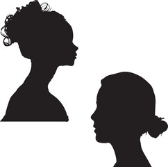 silhouette of a woman