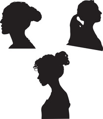 silhouette of a woman