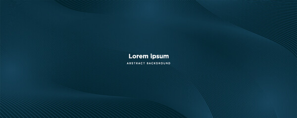 Premium background design with diagonal dark green line pattern. Vector horizontal template for digital lux business banner, contemporary formal invitation, luxury voucher