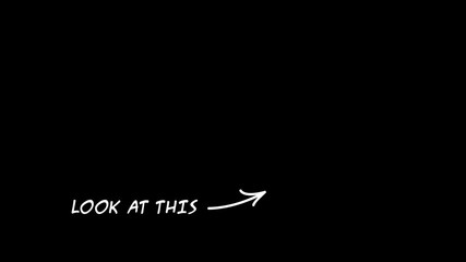 Animated Hand-Drawn Look At This Arrow Pointer