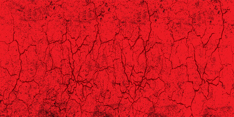 Fototapeta premium Red gradient pattern grunge texture background. Pop art comic sports style vector illustration of dots. Dark red abstract background with modern corporate concept, grunge art.