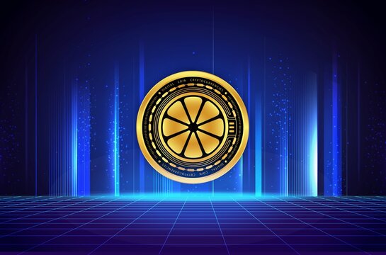 limewire-lmwr virtual currency images on digital background. 3d illustration