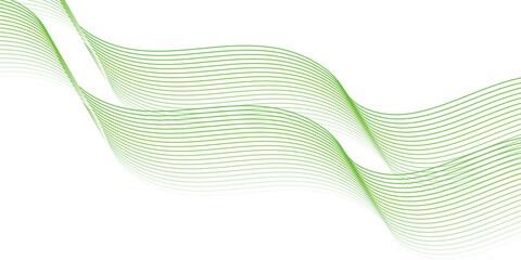 banner background green wavy line, abstract background. vector futuristic illustration modern eps10