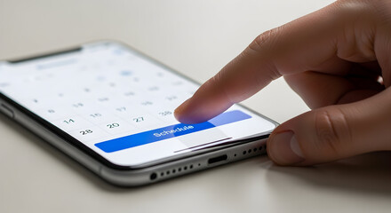 Arranging Meetings With Mobile Digital Calendar For Business Management