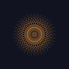 Creative luxury mandala background design