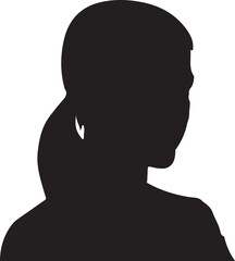 silhouette of a woman
