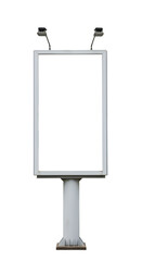 Isolated Blank Billboard Advertising