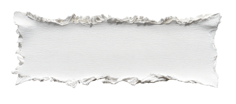 Ripped white paper rectangle (1)