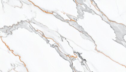 白大理石の高級テクスチャ – ゴールドとグレーの繊細なベイン模様Luxury White Marble Texture with Elegant Gold and Gray Veins – High Resolution Background