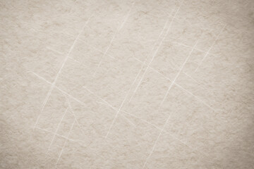 Fototapeta premium Vintage parchment paper texture with dark smudges and stains. Old, weathered background with a grunge aesthetic.