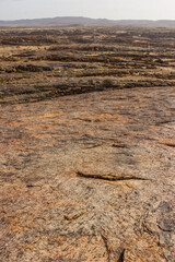 Moonscape like environment of the aptly named Moon Rock, an exfoliation dome in the Augrabies National Park, Northern Cape South Africa