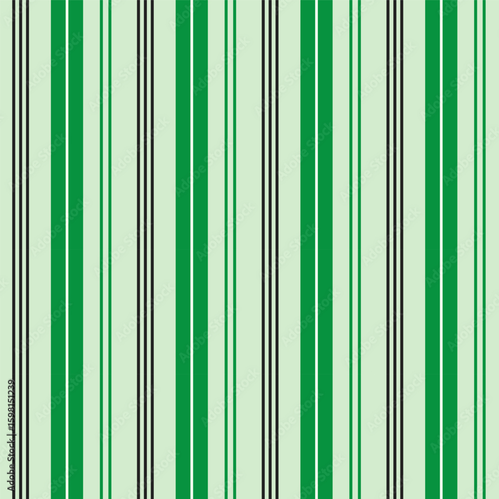 Wall mural seamless striped pattern in green.vertical stripes lines abstract repeat pattern vector illustration