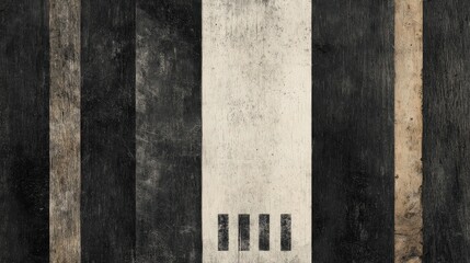 Naklejka premium Textured vertical stripe background