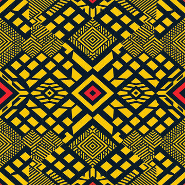Rastafari Rhythm Grid &ndash; Tribal Hexa-Diamond Fusion Pattern