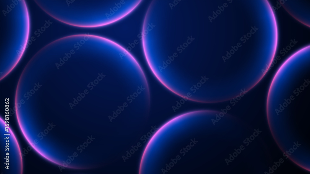 Aufkleber abstract circle shine light effect background. curve light effect of line. abstract luxury light vec