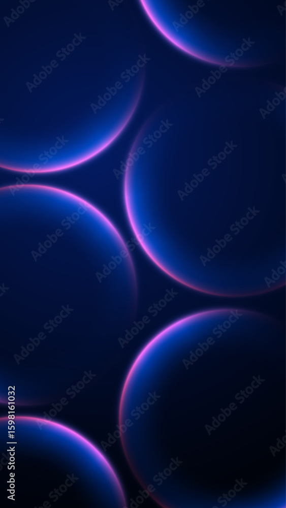 Aufkleber abstract circle shine light effect background. curve light effect of line. abstract luxury light vec