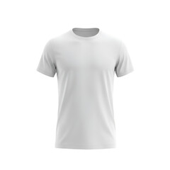Isolated 3D Rendering Of A Blank White T-Shirt