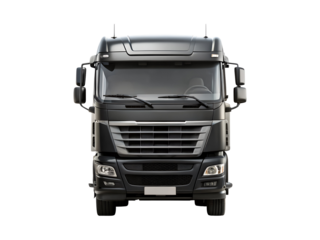 black truck front view png image on transparent background