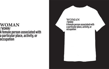 Woman t shirt design 