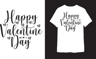 Happy Valentine Day T-Shirt Design 
