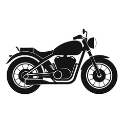 Fototapeta premium motorcycle on a white background