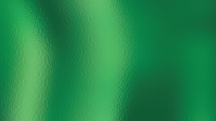 Metallic green foil texture in light and dark shades with glass overlay. Abstract vector illustration for luxury design.